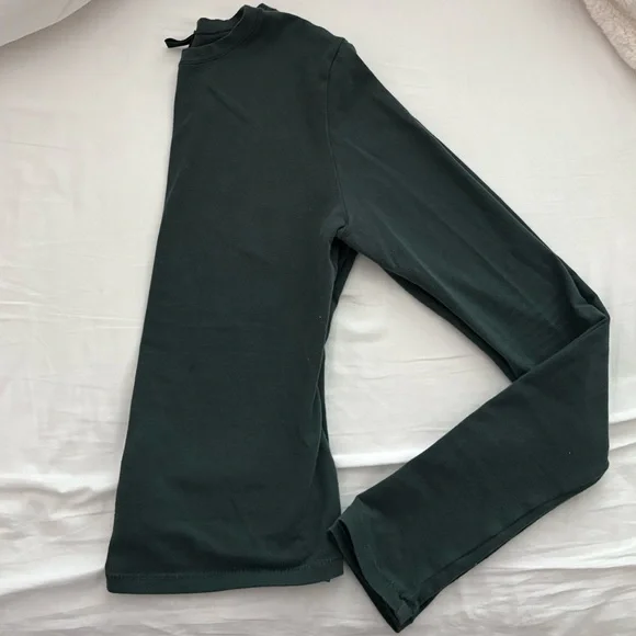 Skims Long Sleeve Cotton Jersey T- Shirt - Picture 4 of 4